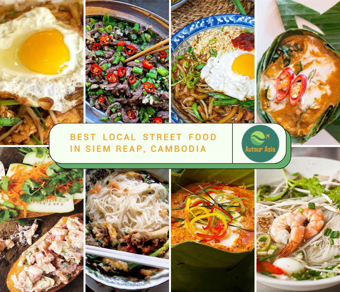 Best local street food in Siem Reap, Cambodia
