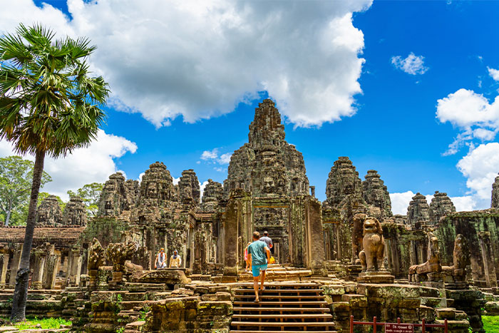Angkor Thom in Cambodia Temple Complex 