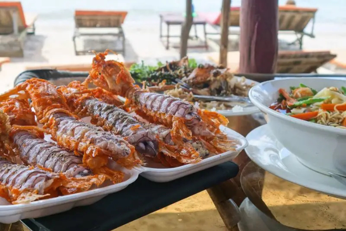 Sihanoukville is the paradise for seafood lovers
