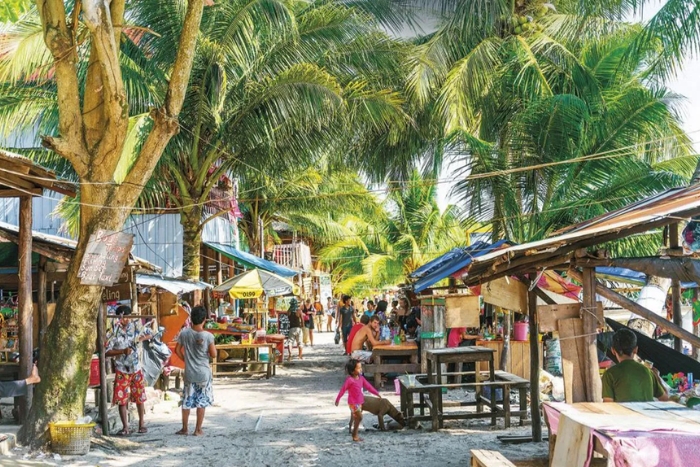 Koh Touch Village, Koh Rong's main village
