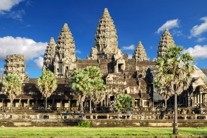 Visiting Angkor Wat on a solo travel for women to Cambodia in October