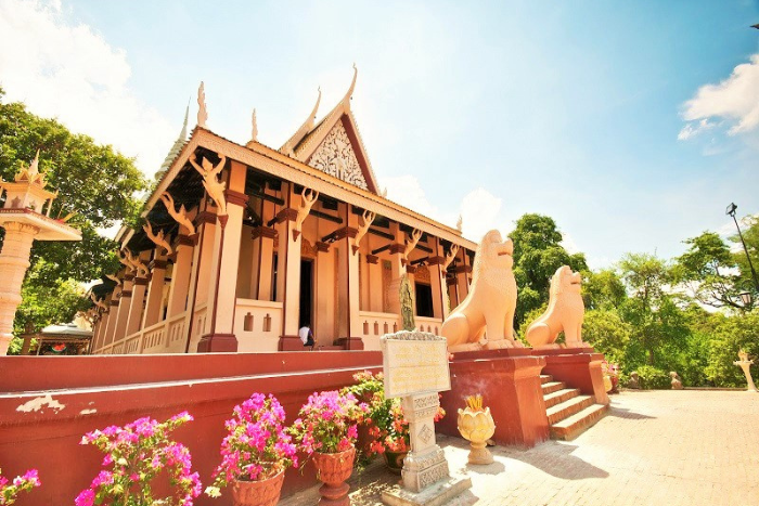 Wat Phnom, the most sacred temple in Cambodia