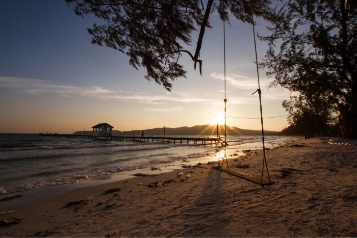 Lazy Beach is one the best beaches in Southern Cambodia