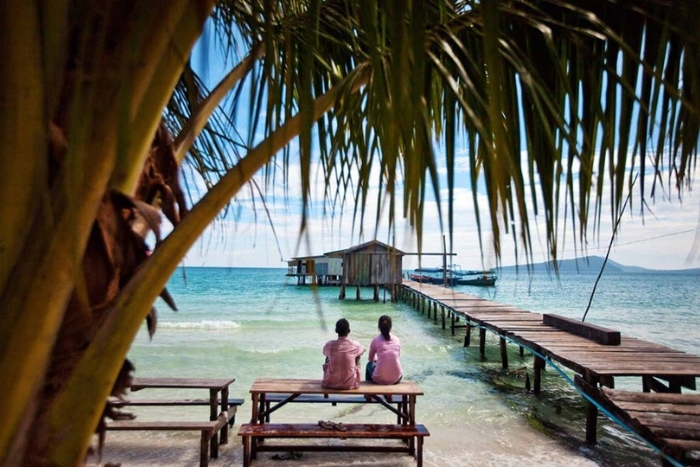 Kep Beach is a popular beach located in the town of Kep