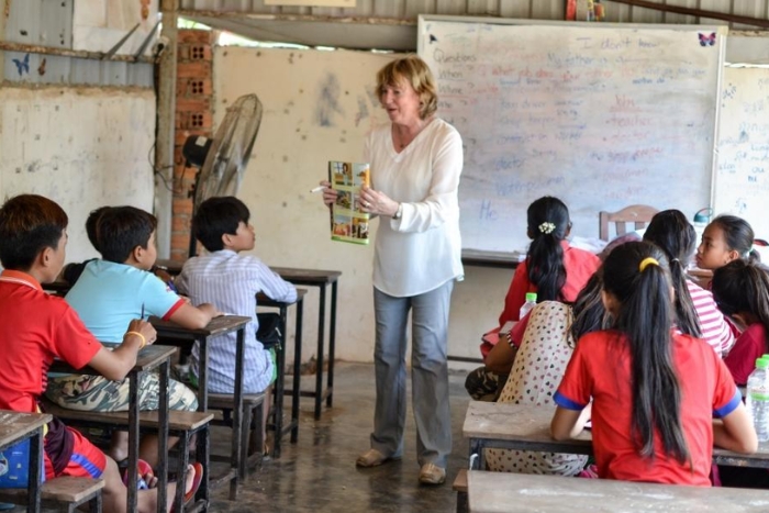 French, the most widely spoken foreign language in Cambodia