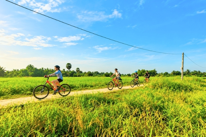 Cycling through Cambodia&rsquo;s vast rice fields