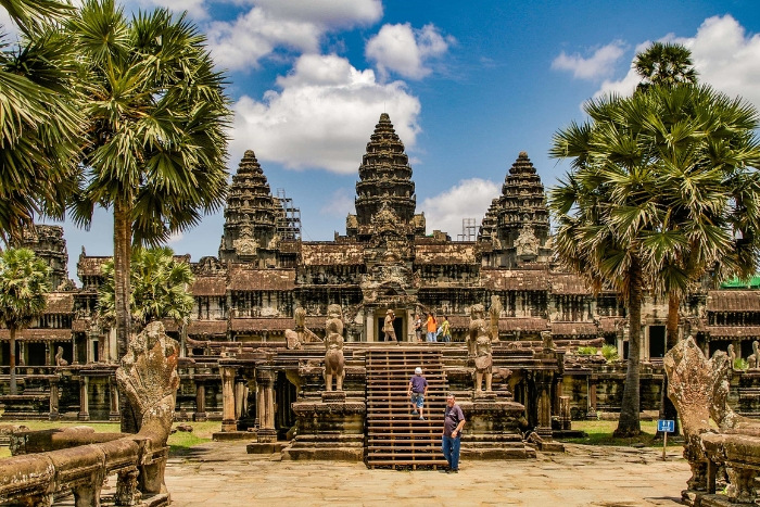 Angkor Wat under the April sun, Cambodia in April