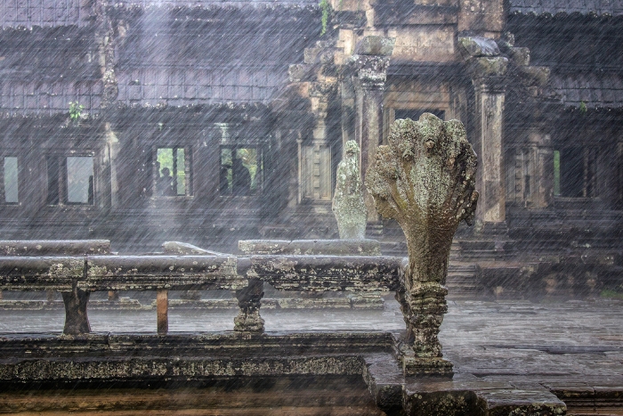 What to do in Cambodia in August? Visit Angkor Wat during the rainy season