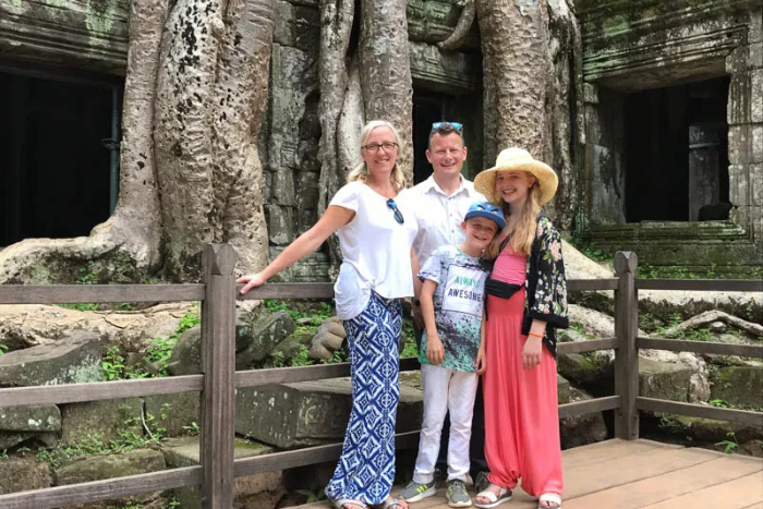 A comfort trip to Cambodia is ideal for family travel