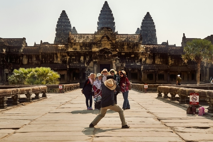 Why is April the best time to travel to Cambodia ?