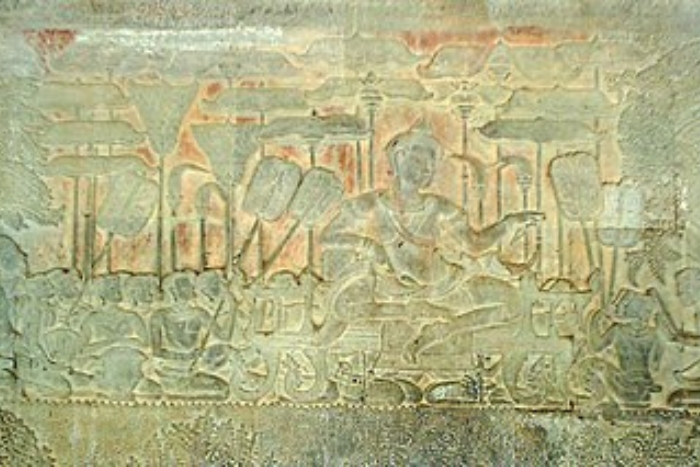 The country’s name is believed to be linked to a mythical sage who founded the Khmer civilization
