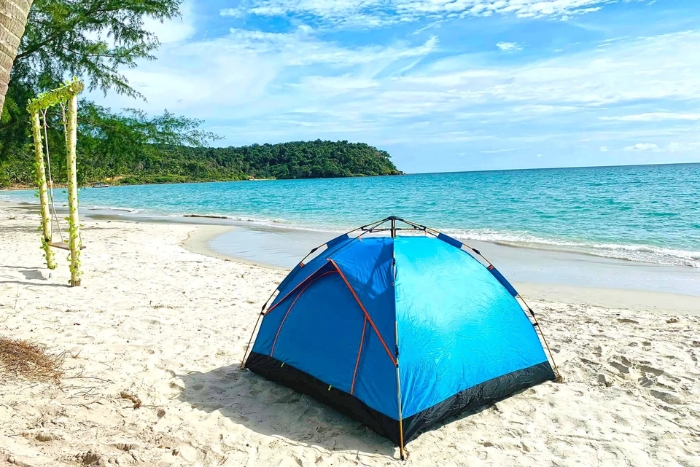 Best time to go beach camping in Cambodia