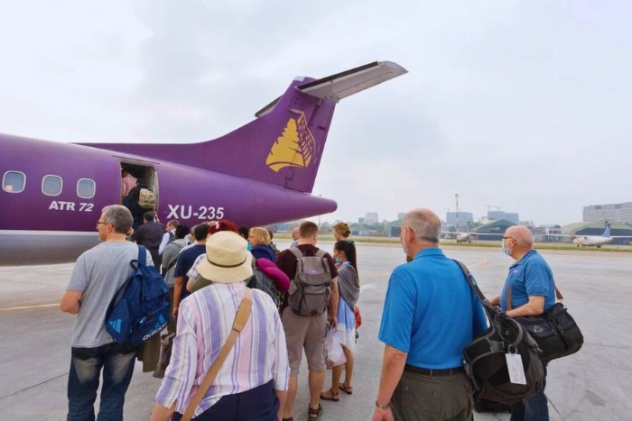 Getting around in Cambodia by plane