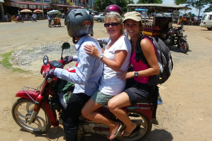Motodop in Cambodia: the ultimate local means of transport