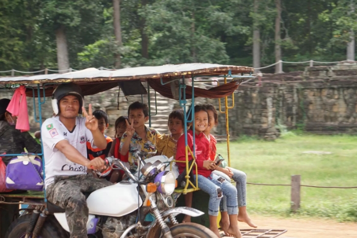 Through the Streets of Cambodia by Tuk-Tuk - A Typical Adventure
