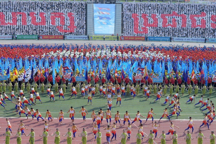 Parades in Cambodia in January to celebrate Victory Day