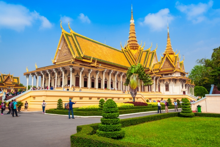 Phnom Penh, the vibrant capital under the weather in Cambodia in July