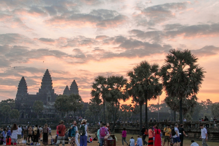 Siem Reap, a quieter city in Cambodia in July