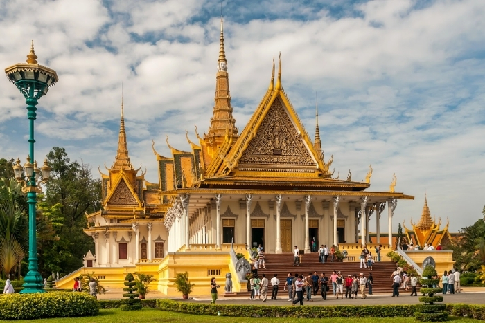 Royal Palace of Cambodia in Phnom Penh