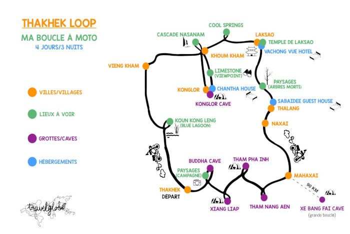 Discover stunning landscapes and hidden gems on the Thakhek Loop, a must-do during your 3 weeks in Laos.