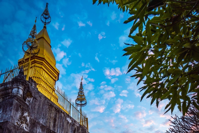 Climb to the top of Mount Phousi for breathtaking views of Luang Prabang