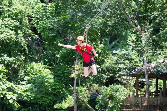 Ziplining in Vang Vieng - Exciting experience in Laos