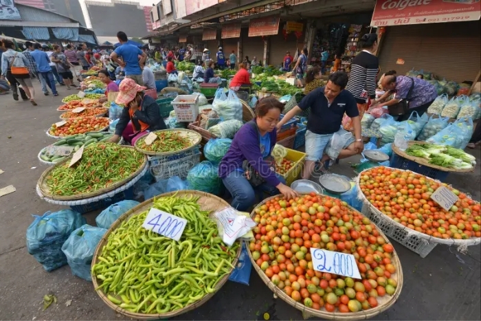 The Talat Sao Market