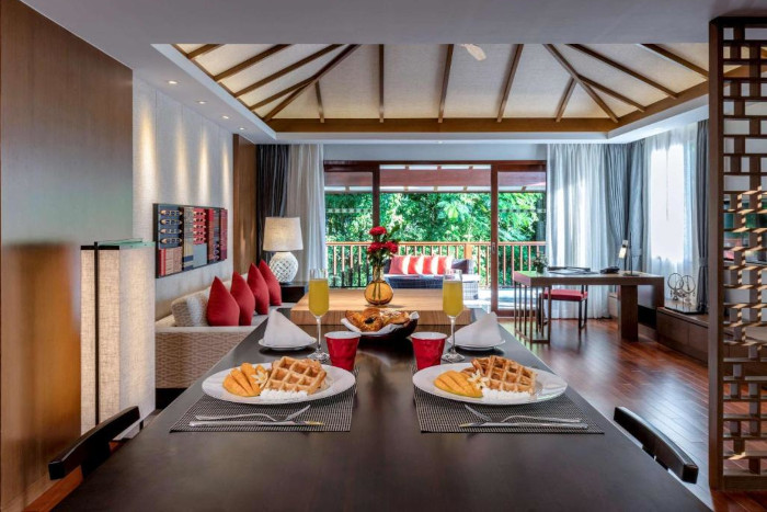 Pullman Luang Prabang, one of the 5-star hotels in Luang Prabang, blends luxury and nature.