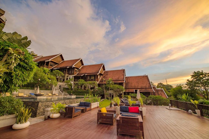 Kiridara Luang Prabang offers breathtaking views of the city and surrounding mountains.