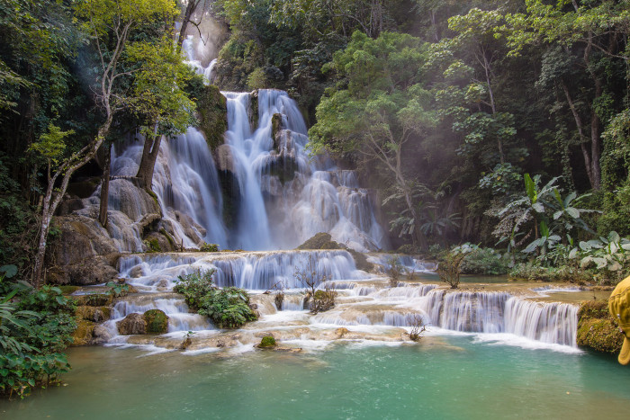 The Beautiful Song Sa Waterfall made your first day of Thakhek Loop