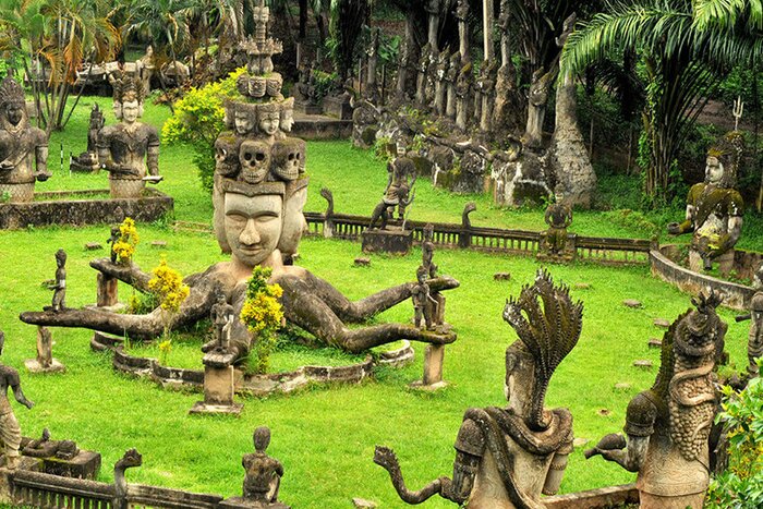 Discover Budda Park in Vientiane