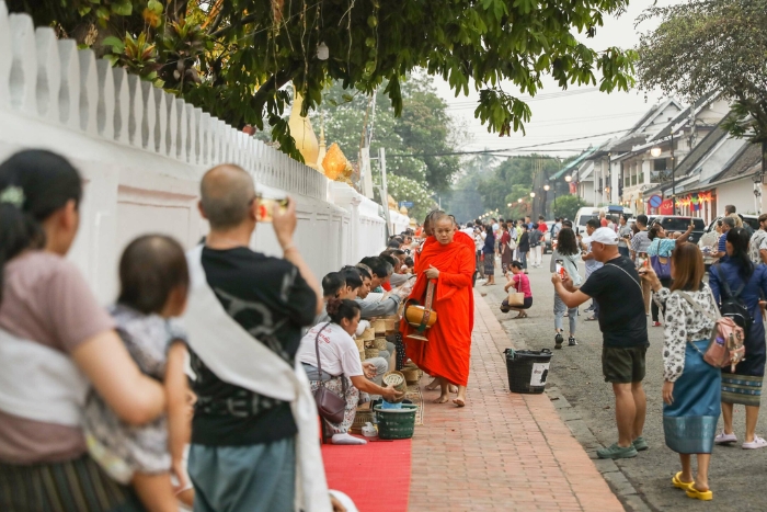 Luang Prabang, the first spot for Laos Vietnam Cambodia trip 15-day