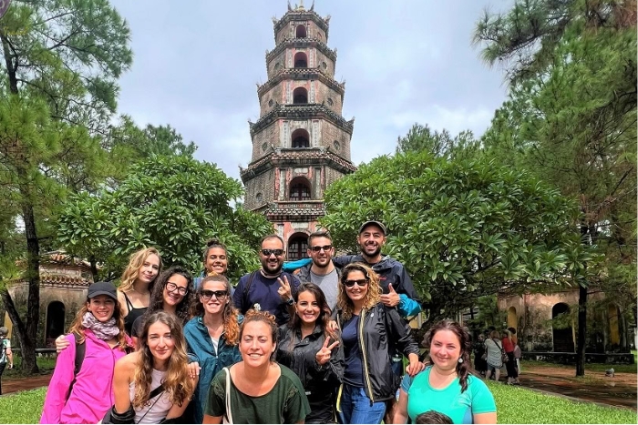 Visit Thien Mu Pagoda in your trip to Laos Vietnam Cambodia 15 days