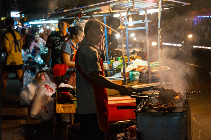 Strolling Through the Vientiane Night Market