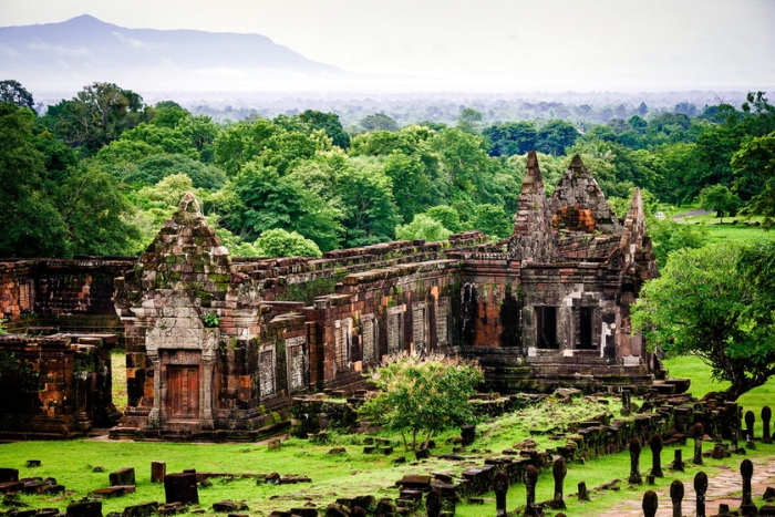 Vat Phou with impressive natural landscapes