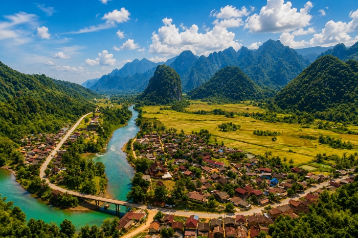 The landscapes of Oudomxay, a beautiful memory from my 15 days in Laos