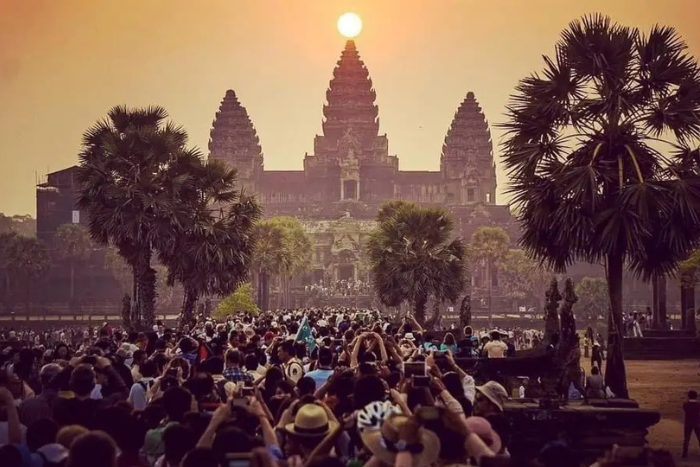 Watching the sunrise at Angkor Wat – one of the best things to do in Cambodia