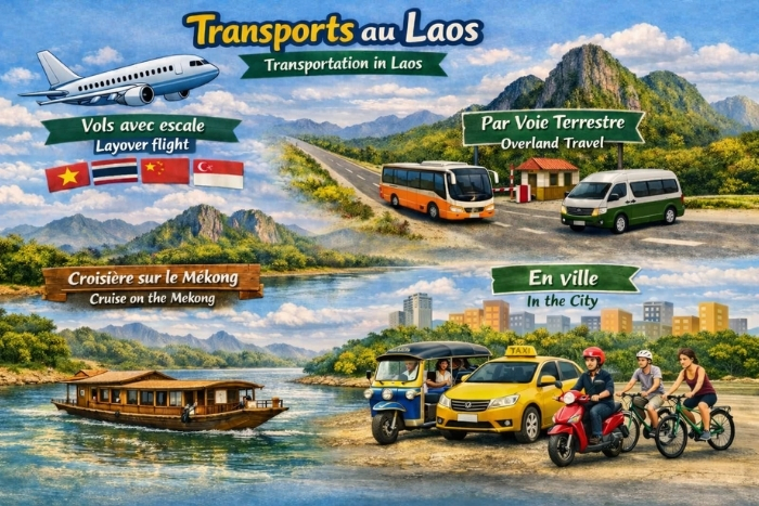 How to get around in Laos?