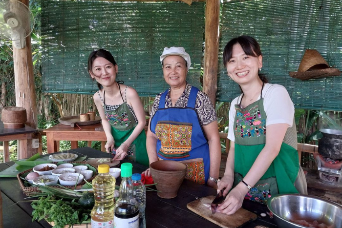 If you enjoy exploring traditional Lao cuisine, join a cooking class at The Bamboo Experience