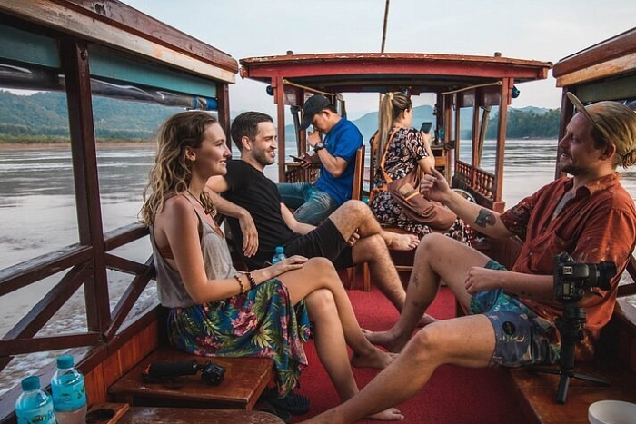 Take a cruise on the Mekong River