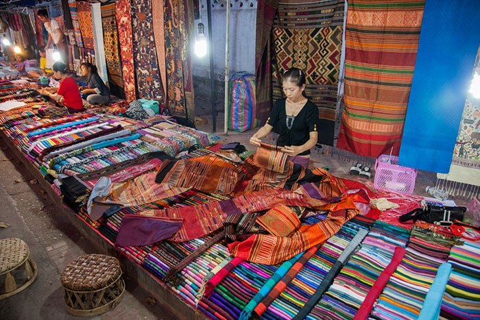 Shopping at the Luang Prabang Night Market