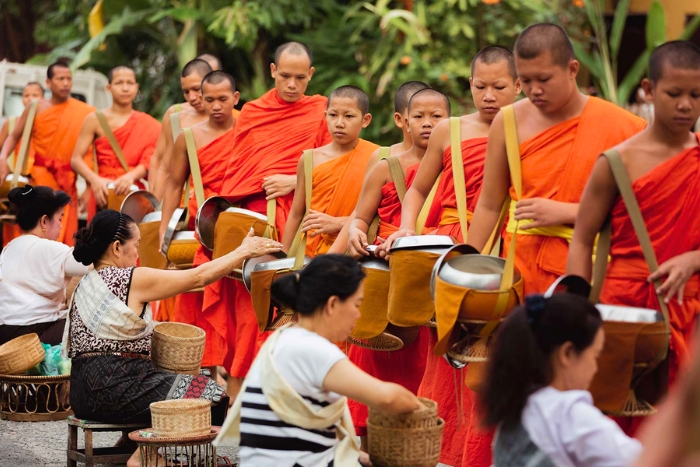 Alms Giving Ceremony - a highlight of a girls’ weekend in Luang Prabang