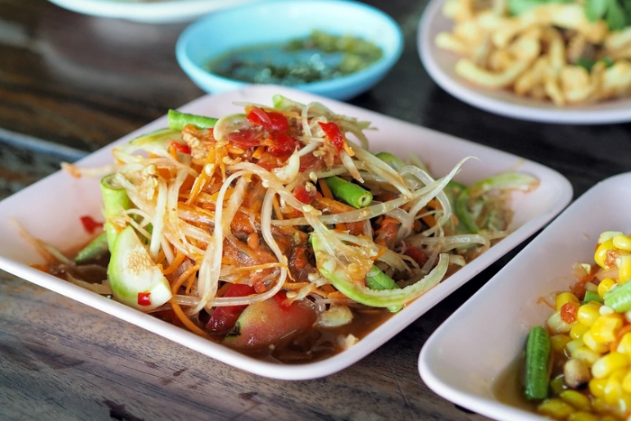 Tam Mak Hoong – Laotian Green Papaya Salad