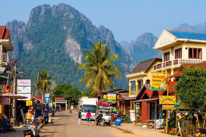 Vang Vieng – A must-visit during your affordable Christmas family trip to Laos