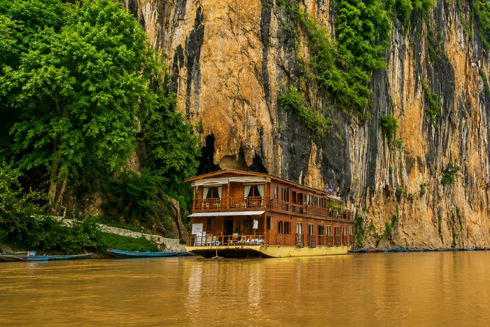 Mekong River cruise and visit to the Pak Ou caves in Luang Prabang