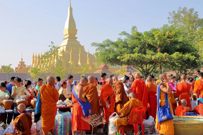 Boun That Luang – Sacred festival and spiritual devotion through all-inclusive Laos holiday packages