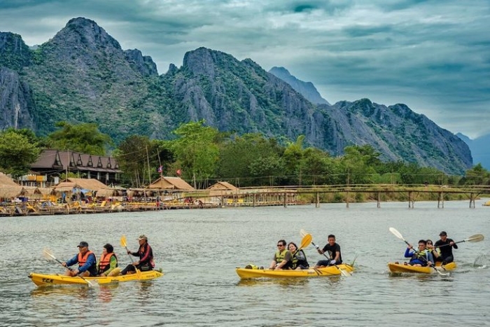Vang Vieng offers a budget-friendly trip to Laos while still enjoying plenty of exciting activities