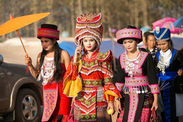 What to do in Laos in January? Participate in the Hmong New Year - Noj Peb Caug