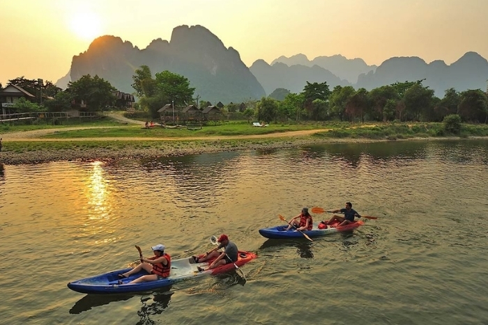 Kayaking on the Nam Song River