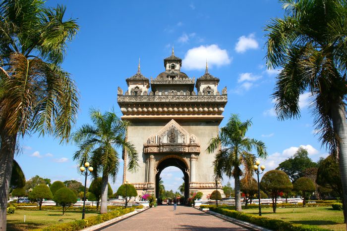 The average temperature in Vientiane is around 29°C in Laos in May